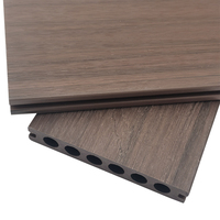 Planches de terrasse en composite bois-plastique co-extrudé pour extérieur, durables, résistantes aux intempéries, revêtements de sol WPC