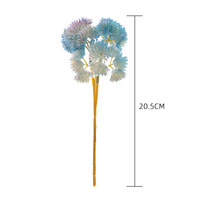 Zuoyi 20.5Cm Kunstmatige Berry Fruit Kleurrijke Zachte Lijm Kunstmatige Hortensia Bloem Berry Kunstmatige Fruit
