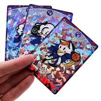 Cartes à collectionner personnalisées avec impression anime, emballage en feuille métallisée, cartes magnétiques, série Mouton Agricole et Grand Loup