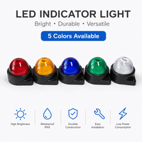 Nouvelles 6 lampes de gabarit LED 24 V de haute qualité pour toit de cabine de camion, type chapeau de paille, pour remorque, certification DOT SAE