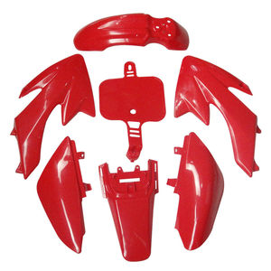 Carenado de plástico rojo duradero para <span class=keywords><strong>Honda</strong></span> <span class=keywords><strong>CRF</strong></span> XR 50 CRF50 <span class=keywords><strong>125</strong></span> SSR SDG 107 <span class=keywords><strong>Pit</strong></span> <span class=keywords><strong>Bike</strong></span> Fender - Product Image 1