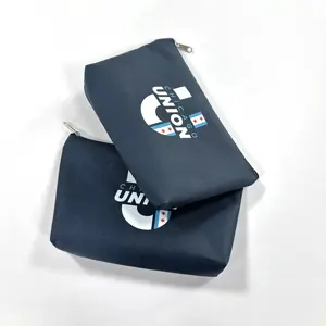 Logo personalizzato con più colori in poliestere borsa portaoggetti per studenti a forma di matita Mini astuccio