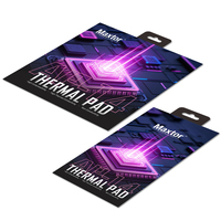 Maxtor-Almohadillas térmicas de silicona conductiva, interfaz de PVC para GPU SSD, refrigeración de tarjeta gráfica usada para ordenador portátil, 16,8 W/mk 120*120