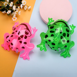 2025 personnalisé PVC gonflable sauter gonflable dessin animé <span class=keywords><strong>Animal</strong></span> <span class=keywords><strong>ballon</strong></span> saut grenouille jouet bébé support élastique corde rebond enfants grenouille verte - Product Image 3
