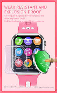W5 4G Vollfrequenz-GPS-Tracker Kinder Smartphone-Uhr Antwort Anruf Square Design IOS-kompatible Jungen Mädchen lernen Kinder - Product Image 5