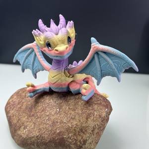 <span class=keywords><strong>Figurine</strong></span> de <span class=keywords><strong>dragon</strong></span> volant 3D imprimé en verre, <span class=keywords><strong>dragon</strong></span> démon occidental, articulations mobiles, jouet réaliste, <span class=keywords><strong>figurine</strong></span> d'animal de compagnie, artisanat pour la maternité - Product Image 2