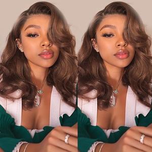 Pelucas sin pegamento 13x6 de cabello humano con encaje frontal, peluca frontal de encaje con cutícula alineada, cabello humano virgen sin procesar, venta al por mayor - Product Image 2