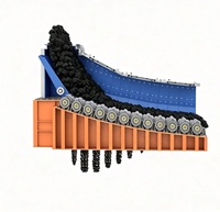 Écran à rouleaux pour l'or alluvionnaire avec séparateur vibrant et moteur pour la pré-étiquetage des minerais d'or alluvionnaires à usage de construction