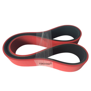 Courroie de transmission nervurée en caoutchouc YongHang OEM pour machines de transport – Matériaux PU et caoutchouc – Courroies multi-croisillons pour traction - Product Image 5