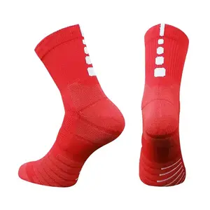 Meias antiderrapantes para homens, meias antiderrapantes para futebol esportivo de desempenho personalizado por atacado