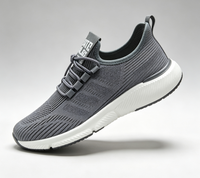 Chaussures de sport respirantes en maille Fly Knit, semelle EVA légère, chaussures de marche décontractées, chaussures de course en maille tendance pour l'extérieur