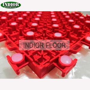 Зеленая плитка из полипропилена, Современная противоскользящая износостойкая подушка для наружных игровых площадок, Спортивная виниловая напольная подушка - Product Image 5