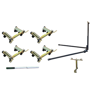 Четырехколесная сверхпрочная стальная тележка для автомобиля для гаража и склада - Product Image 5