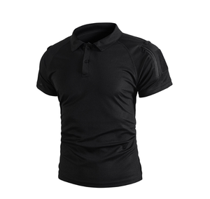 เสื้อโปโลแขนสั้น DF628 โพลีเอสเตอร์ แห้งเร็ว ปกคอปกธรรมดา คุณภาพสูง ปี 2023 เสื้อโปโลผู้ชายสำหรับกิจกรรมกลางแจ้ง - Product Image 3