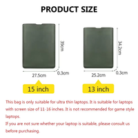 Housse souple en cuir PU pour ordinateur portable 13 15 pouces pour Macbook Air Pro sacoche pour ordinateur portable 13.3 étui pour tablette HP Dell Lenovo MacBook