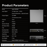 12 CH Car DSP Amplifier All n One Car Audio Digital Signal Processor Brushed Aluminum Shell OEM ODM For Car Sound Upgrade