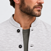 Herren Woll-Kaschmir-Mischung Strickjacke im Old Money Stil Langarm Gestrickter Mantel Business Casual Büro Reise