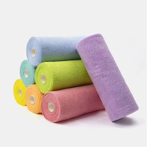 Özelleştirilebilir güçlü su emme mikrofiber temizlik bezi rulo çabuk kuruyan kullanımlık havlu araç mutfak uygulamaları için - Product Image 3
