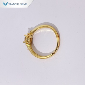 Tianyu Gems Elegant Cluster Zircon Copper <b>Ring</b> for Women Sparkling Fashion <b>Statement</b> Jewelry - Product Image 2