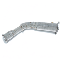 Downpipe haute performance pour Audi A5 B8.5 2.0T 2016 version deux portes avec tuyau d'échappement en acier inoxydable 304