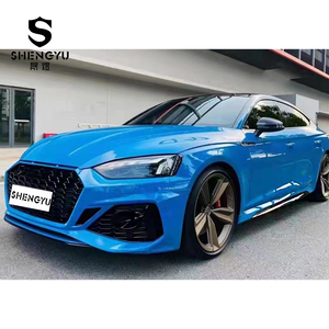Parachoques de coche PP para <span class=keywords><strong>AUDI</strong></span> A5 2021, actualización a RS5, Kit de carrocería que incluye parachoques, rejilla ABS, faldones laterales, difusor trasero, tubos traseros - Product Image 5