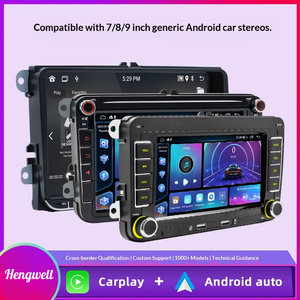 Radio para Auto Android Hengwell de 7/8/9 Pulgadas para Volkswagen con GPS Integrado, Navegación, WiFi, BT, CarPlay Opcional y Reproductor de DVD - Product Image 1