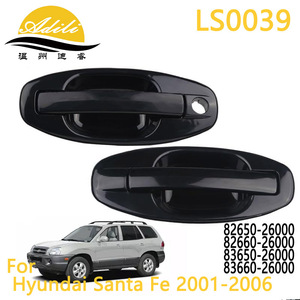 มือจับประตูอาดิลีพลาสติกสีดำโลหะสำหรับฮุนได ซานตาเฟ่ 2001-2006 LS0039 - Product Image 1