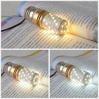 Ampoule LED en forme de maïs, style lustre, AC 220V 110V E27 2835 SMD 2700K 3000K 4000K 6500K, blanc chaud, blanc naturel, ampoule LED