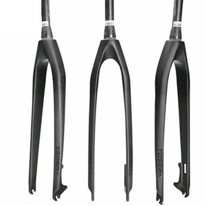 TOSEEK Sợi Carbon Cứng Ngã Ba <span class=keywords><strong>26</strong></span>/27.5/29er Đầy Đủ 3K Matte MTB Xe Đạp Côn Ngã Ba Xe Đạp Leo Núi Cứng Straight ĐĨA PHANH Ngã Ba - Product Image 1