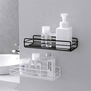Ripiano per bagno in ferro e arte per appendere a parete in Gel doccia scaffale per articoli da toeletta senza perforazione - Product Image 4