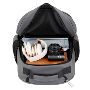 Unisex Công Suất Lớn Biểu Tượng Tùy Chỉnh Xe Đẩy Ba Lô Bánh Xe Oxford Du Lịch Không Thấm Nước Kinh Doanh Máy Tính Xách Tay Ba Lô Thời Trang Dây Kéo - Product Image 6