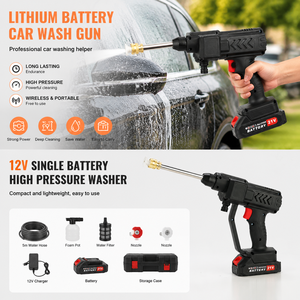 Hidrolavadora Eléctrica Portátil Inalámbrica Leego, Mini Lavadora de Agua Fría de Alta Presión, 12v 3Mpa, Mayor Capacidad de Limpieza, Fácil de Usar, para Automóvil - Product Image 4
