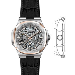 Relojes de Hombre de Alta Calidad Personalizados por Fabricante Chino, Automáticos, Mecánicos, Completamente en Acero Inoxidable 316, Resistentes al Agua 10ATM U3050 - Product Image 4