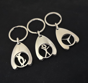 Caddy Monnaie Avec <span class=keywords><strong>Porte</strong></span>-clés Logo <span class=keywords><strong>Porte</strong></span>-clés Dollar Euro <span class=keywords><strong>Jeton</strong></span> <span class=keywords><strong>Porte</strong></span>-clés - Product Image 2