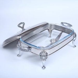 Four à poisson commercial en acier inoxydable, multifonctionnel, de haute qualité, avec réchaud à alcool solide, four de buffet de luxe en <span class=keywords><strong>Pyrex</strong></span> pour hôtel - Product Image 3