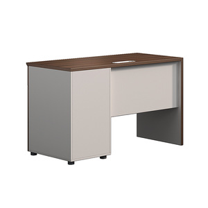 Executive Office <strong>Desk</strong> <strong>Unit</strong> with Bookshelf and File Cabinet Modern Wooden Adjustable Height Wall Mount <strong>Desk</strong> for Managers - Product Image 5