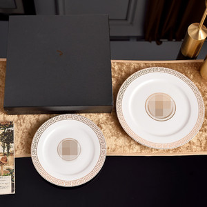 ชุดแก้วกาแฟพอร์ซเลนพร้อมโลโก้ชุดถ้วยกาแฟเซรามิกจานรองแบบยุโรป - Product Image 2