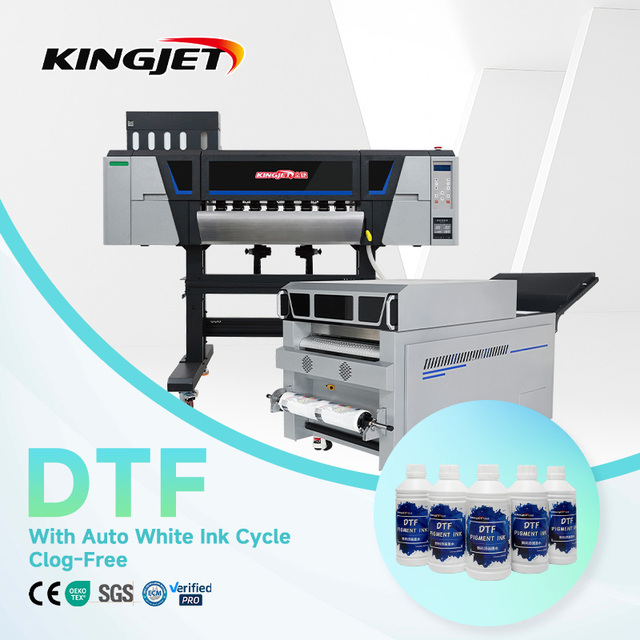 Dtf Printer Printing Machine 60cm I3200 T-shirt Printing Machine 24 Inch Dual Head Pet Film White Printer