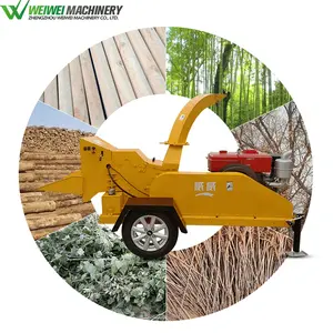 Weiwei Machinery Source WBC waste wood shredder is easy to transport and maintain