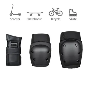 Knie Elleboog Pads Met Pols Guard Verstelbare Kinderen Tot Volwassen Beschermende Gear Set Voor Multi Sport Fietsen Fiets Skateboard