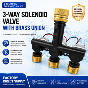 Válvula solenoide de <span class=keywords><strong>riego</strong></span> de 3 vías y 3/4 pulgadas BSP NPT con temporizador de jardín, válvula de pulso de retención de 3V 6VDC con <span class=keywords><strong>baja</strong></span> <span class=keywords><strong>presión</strong></span> - Product Image 1
