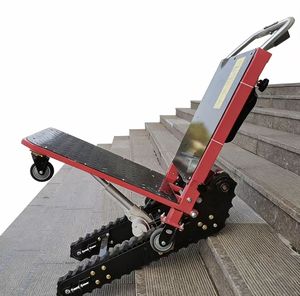 Высокопроизводительная электрическая тележка для подъема по лестнице: бесшумная работа, складная конструкция, гусеничный грузовой транспортер - Product Image 2
