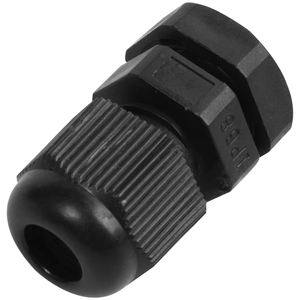 Passe-câble étanche noir IP68 en nylon, connecteur de fixation en plastique, entrée de câble en plastique - Product Image 4