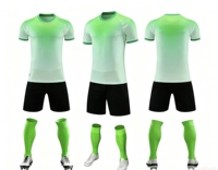 Ensemble de maillot de football personnalisé par sublimation, couleur dégradée, uniforme de football, ensemble de maillot d'entraînement pour adultes, short avec chaussettes en option