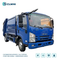 Camion Compacteur de Déchets Isuzu 4x2 Grande Capacité en Promotion, Camion de Compression des Déchets pour le Service de Collecte Urbaine