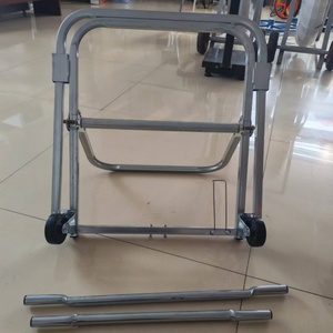 Support de câbles pour l'installation de câbles réseau et de fibres optiques, en acier galvanisé, avec cadre en acier, distributeur, chariot à câbles pliable - Product Image 1