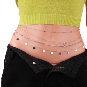 مجوهرات عصرية للجسم على شكل سلسلة بطن للنساء لحفلات الزفاف والشاطئ وهدايا الأعياد - Product Image 6