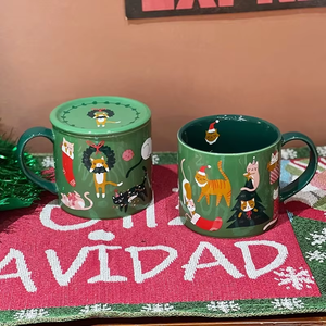 JINXIN OEM vente <span class=keywords><strong>en</strong></span> gros tasse à café <span class=keywords><strong>en</strong></span> céramique avec couvercle de Noël mignon gobelet bouteille d'eau personnalisée produits de marché <span class=keywords><strong>en</strong></span> <span class=keywords><strong>ligne</strong></span> - Product Image 2