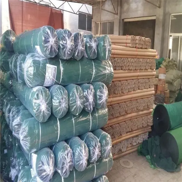Redes de sombreado impermeables, rollo de tela para sombra agrícola, HDPE, 100%, verde, 40%, malla elástica, China
