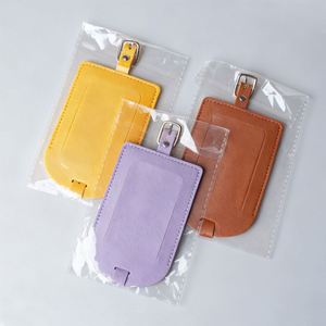 Adjustable Multi-color Plane Boarding Pass Suitcase Tag Luxury Travel Named Baggage Tags Luggage Tag Blank Pu Leather Letter - Product Image 3